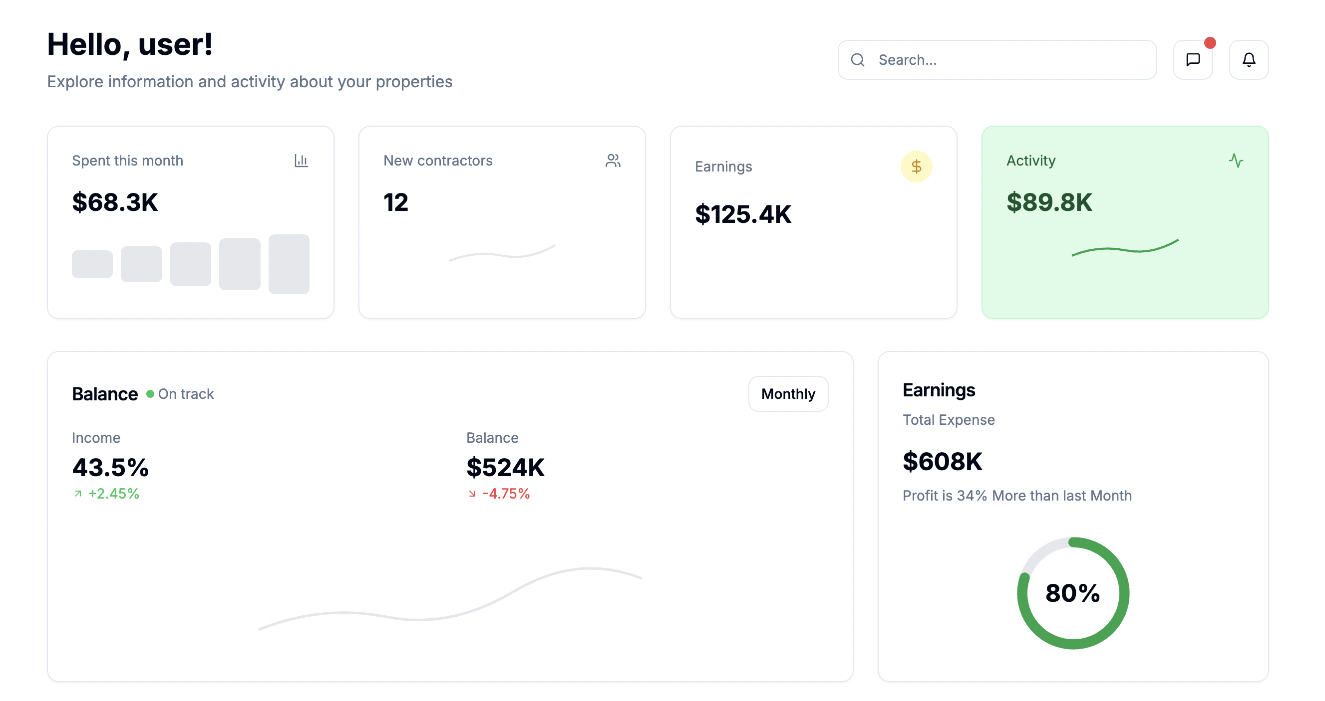Flipper Dashboard Interface